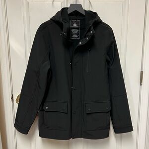 Men's Rock & Republic Water Resistant Black Jacket